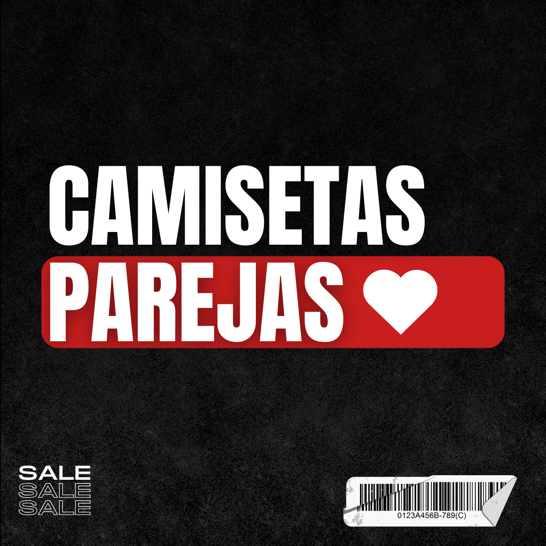 PROMO CAMISETAS DE PAREJA