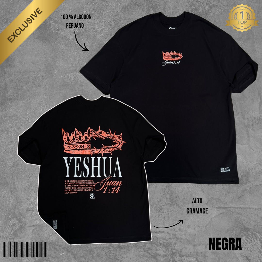 OVERSIZE YESHUA NEGRA