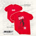 CAMISETA 100% ALGODÓN ROJA OVEJA 100