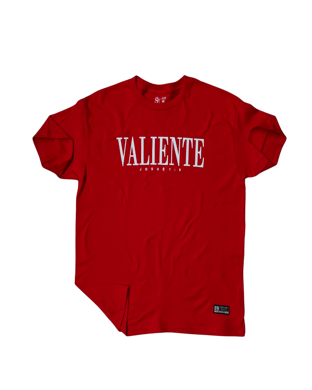 CAMISETA 100% ALGODÓN ROJA VALIENTE