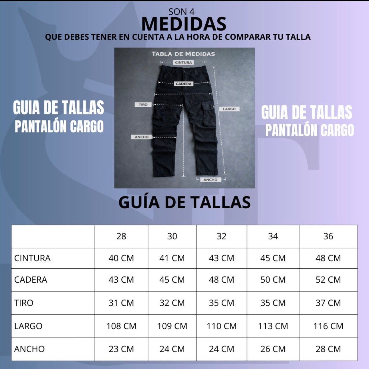 PANTALÓN CARGO