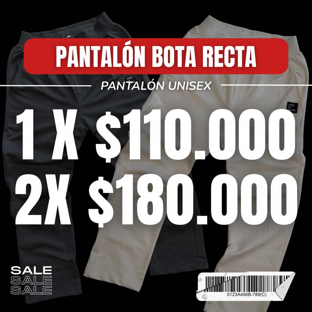 PANTALÓN BOTA RECTA