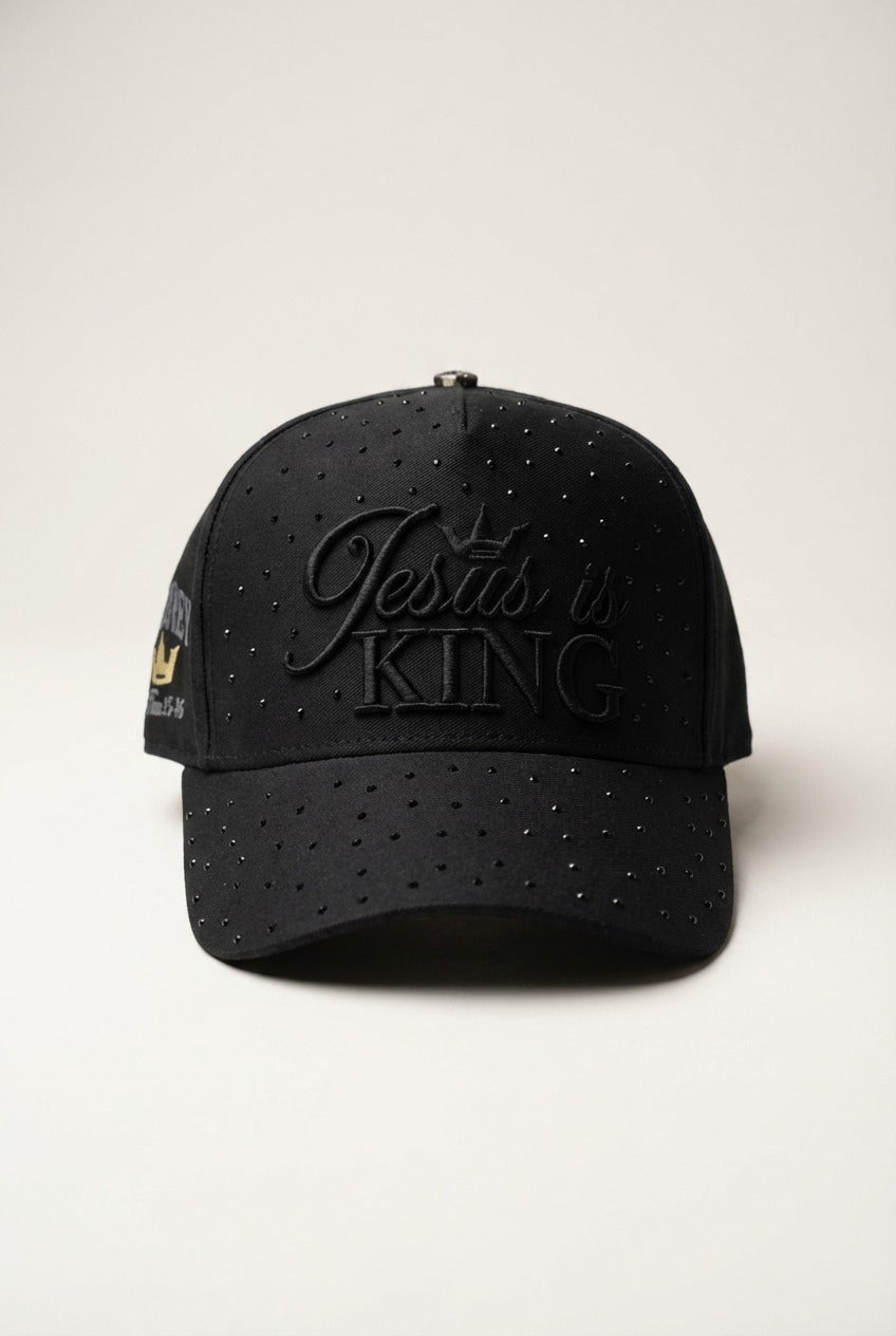GORRA JESUS IS KING NEGRA