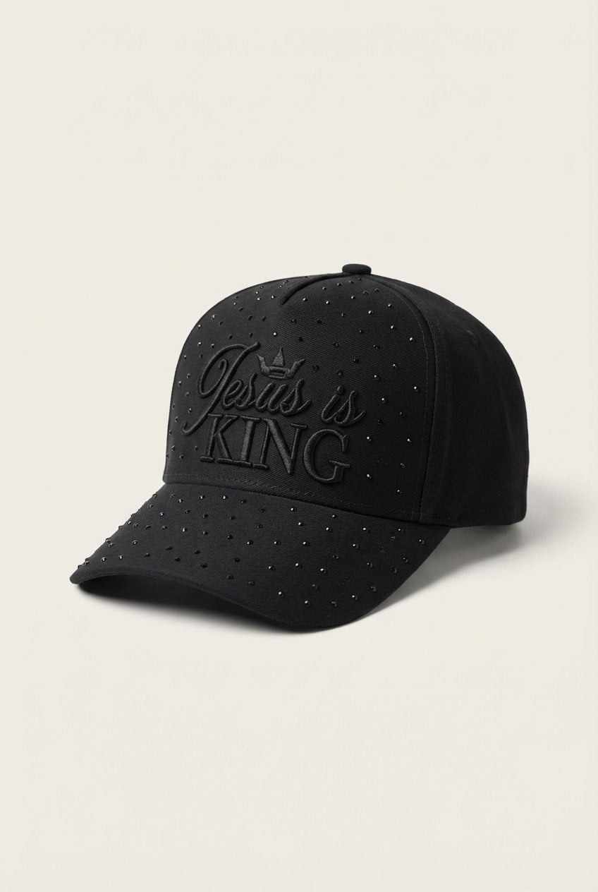 GORRA JESUS IS KING NEGRA
