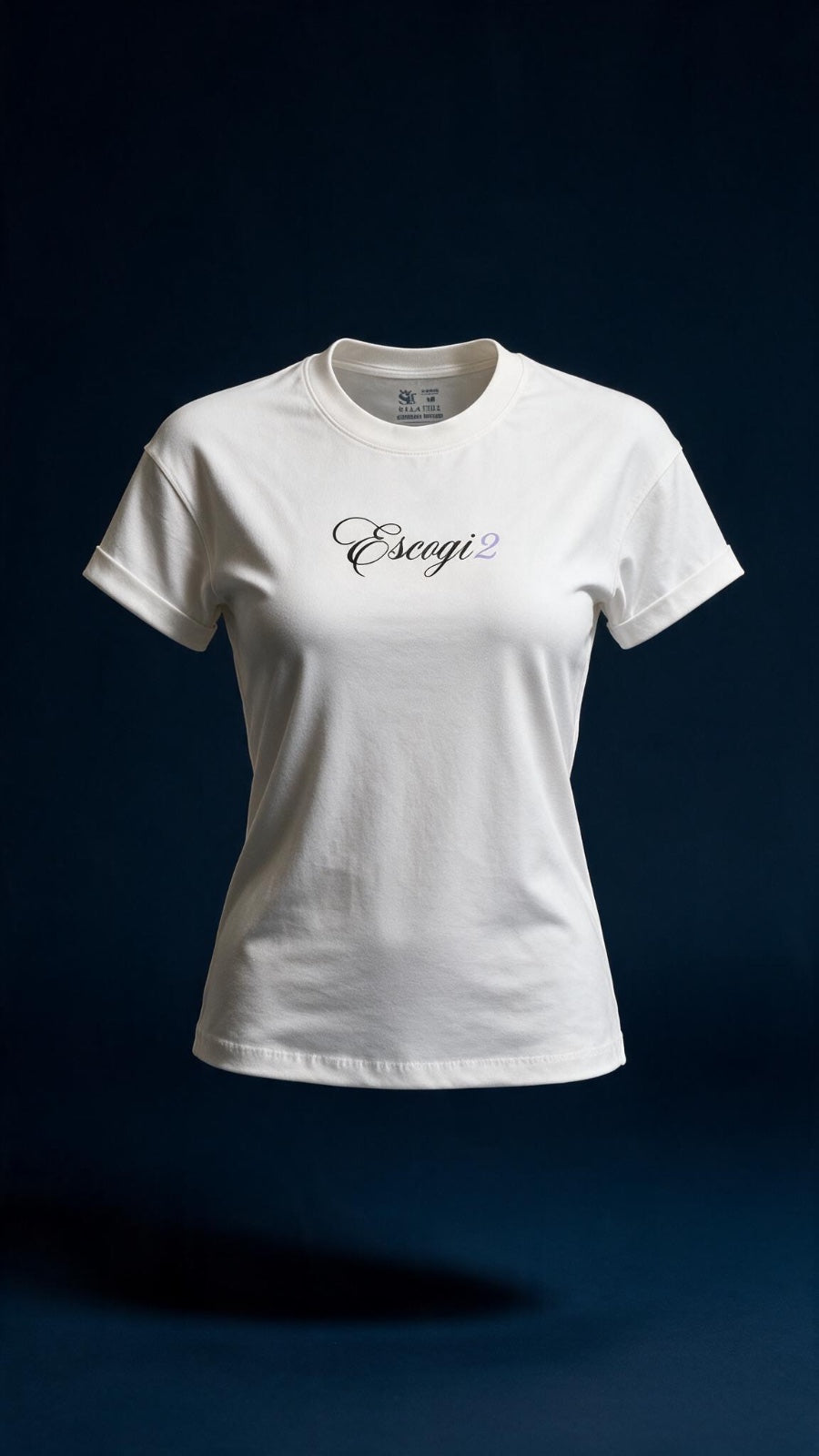 CAMISETA LOOSE FIT DAMA CREMA ESCOGI2