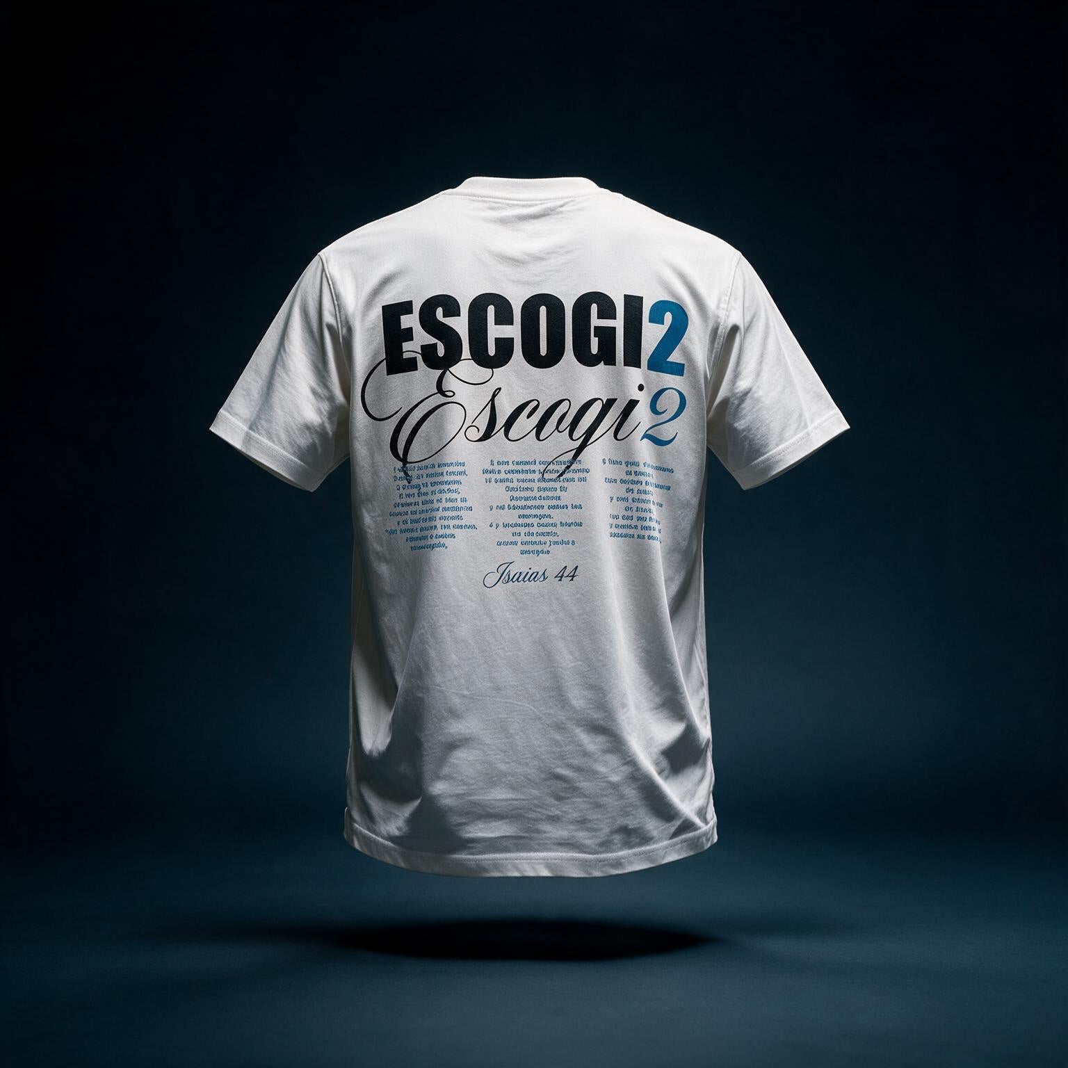 CAMISETA REGULAR UNISEX CREMA ESCOGI2