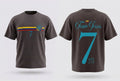 CAMISETA REGULAR UNISEX GRIS OSCURO COLOMBIA LOGO GRANDE