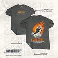 CAMISETA 100% ALGODÓN GRIS JASPE 1JN 5:14