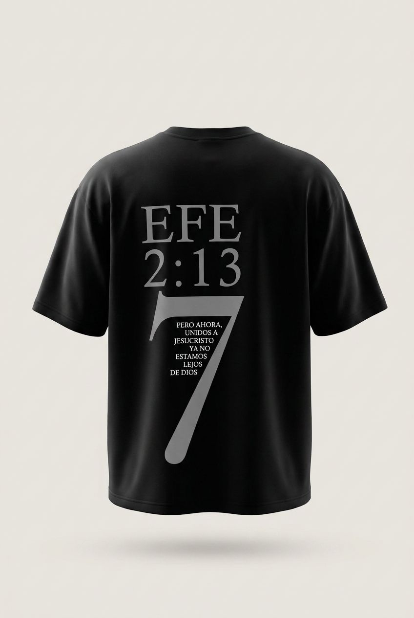 CAMISETA OVERSIZE TEAM JESUS NEGRA