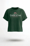 CAMISETA LOOSE FIT DAMA VERDE BOTELLA JESÚS CAMBIÓ MI VIDA