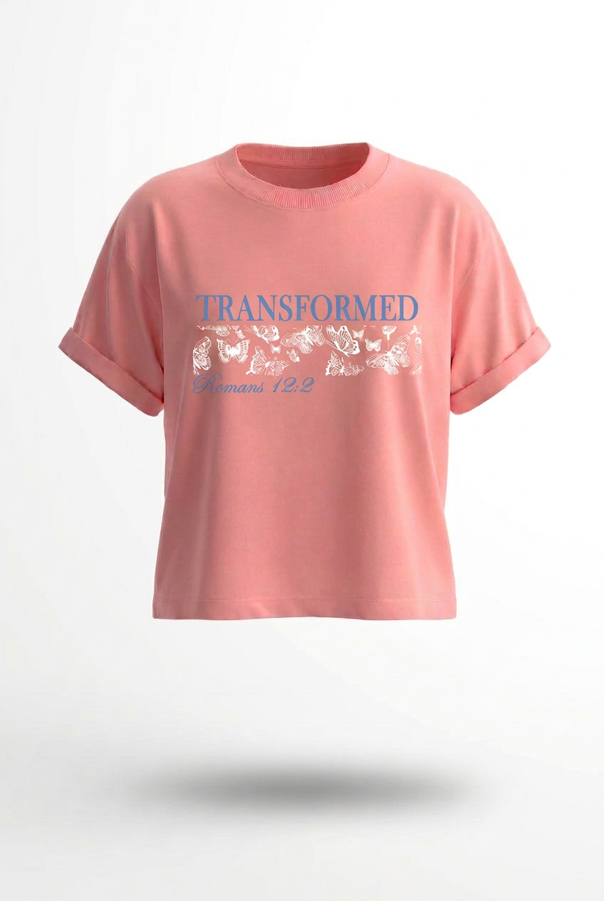 CAMISETA LOOSE FIT DAMA SALMÓN TRANSFORMED