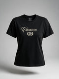 CAMISETA LOOSE FIT DAMA NEGRA CREADOS CON PROPÓSITO