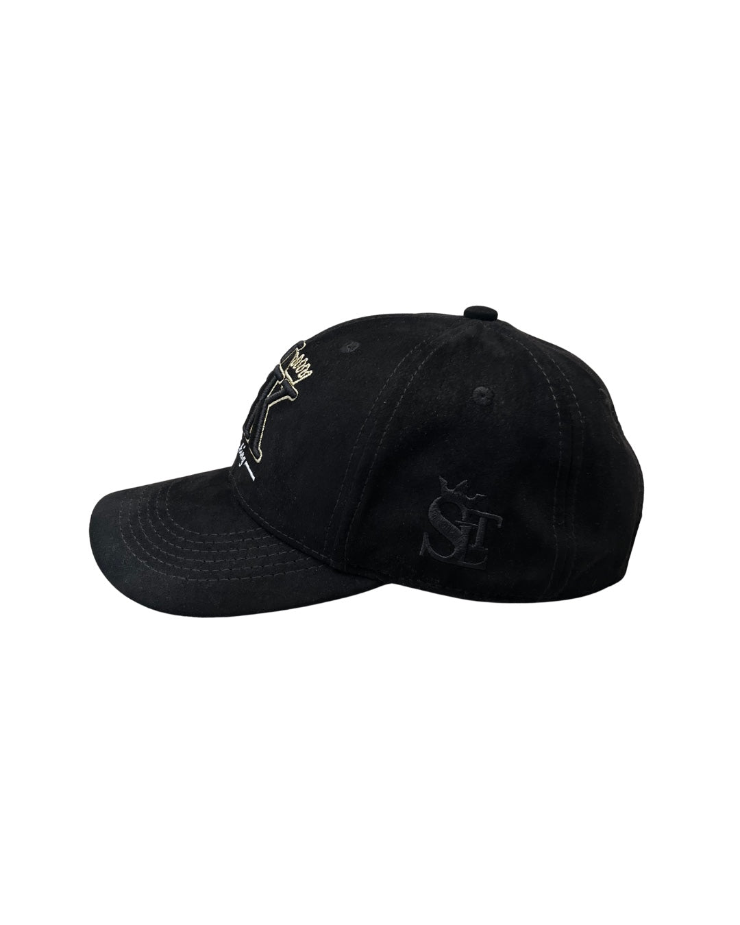 GORRA CURVA NEGRA NEGRA JK JESUS IS KING