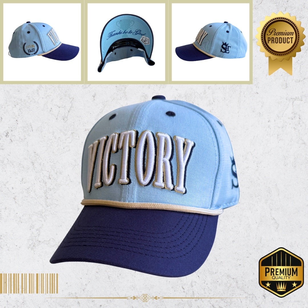 GORRA PREMIUN CURVA VICTORY AZUL
