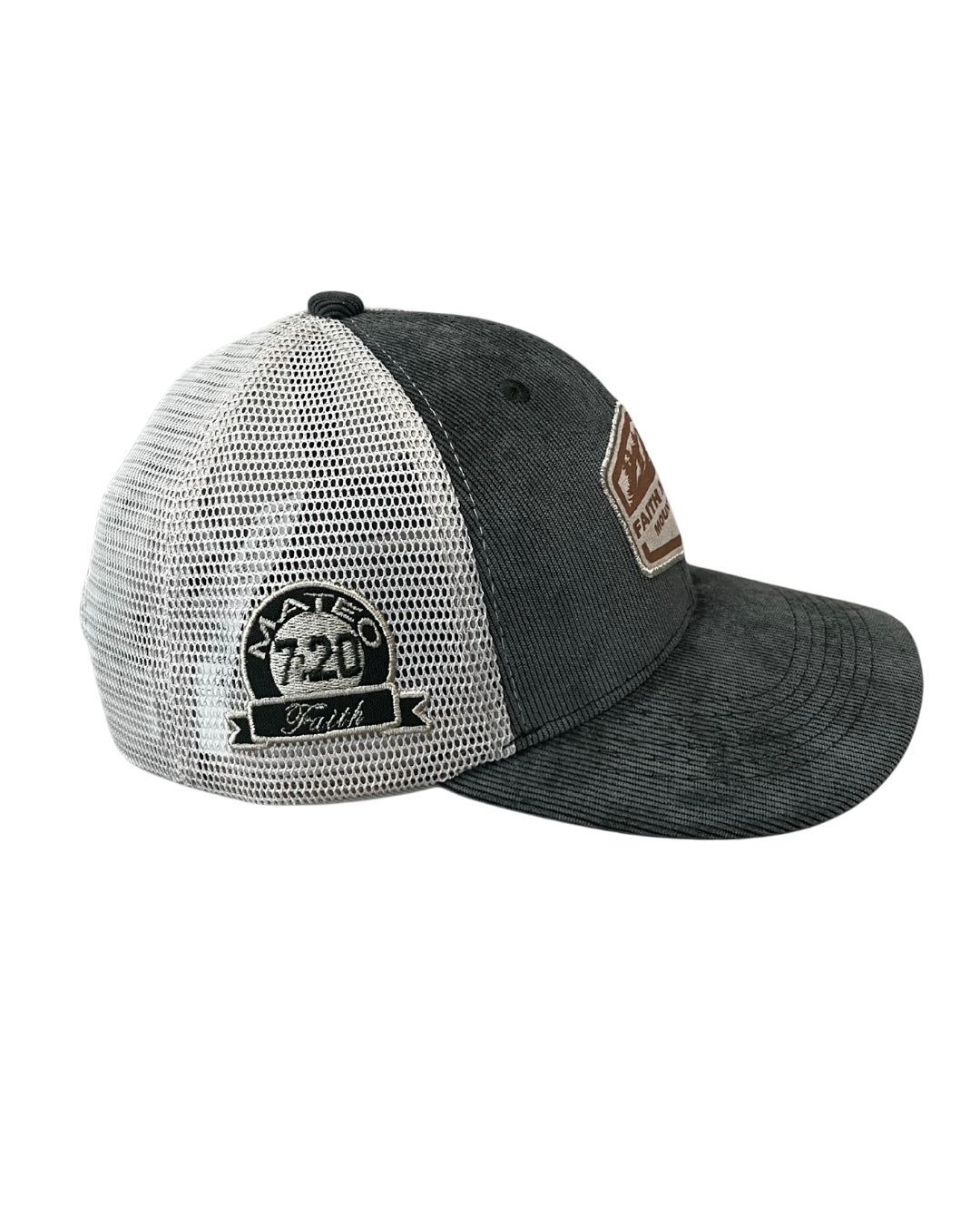 GORRA VERDE MALLA FAITH MOVES MONTAINS
